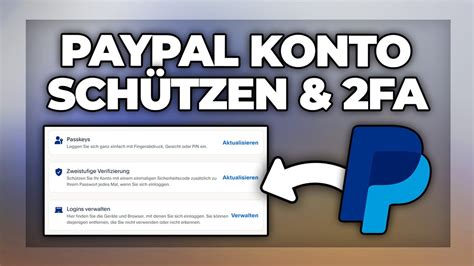 Schütze dein Konto! 2FA aktivieren .